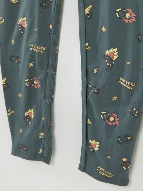 Pyjamapak met drukknoopsluiting - So Easy - Kiabi