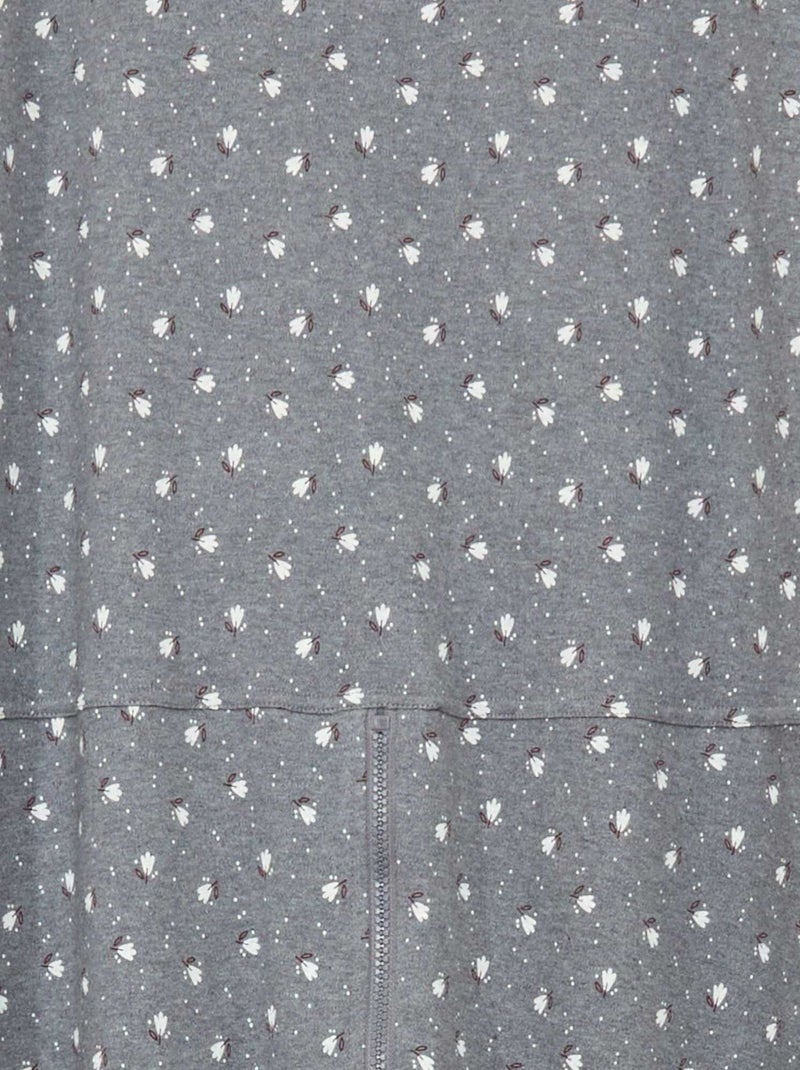 Pyjamapak met ritssluiting - So Easy GRIJS - Kiabi