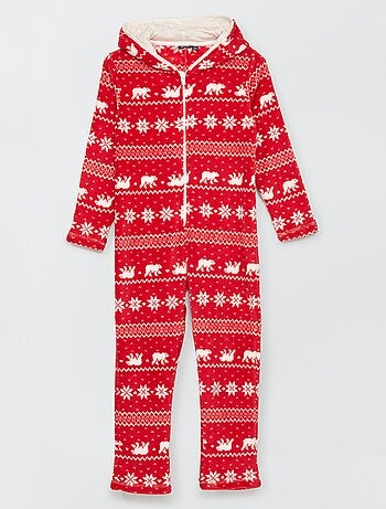 Pyjamapakje met sneeuwvlokjesprint - Kiabi