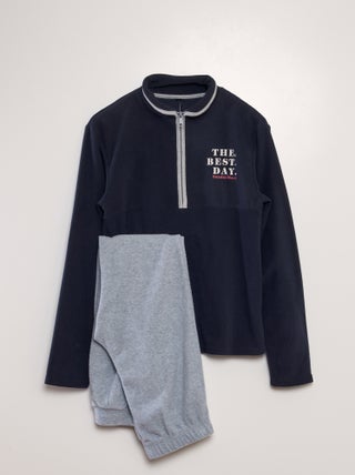 Pyjamapakje van fleece - Sweater + broek - 2-delig