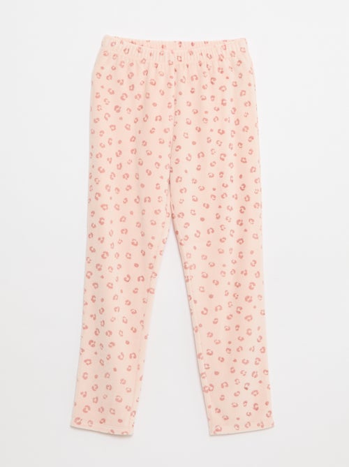 Pyjamapakje van fleece - Sweater + broek - 2-delig - Kiabi