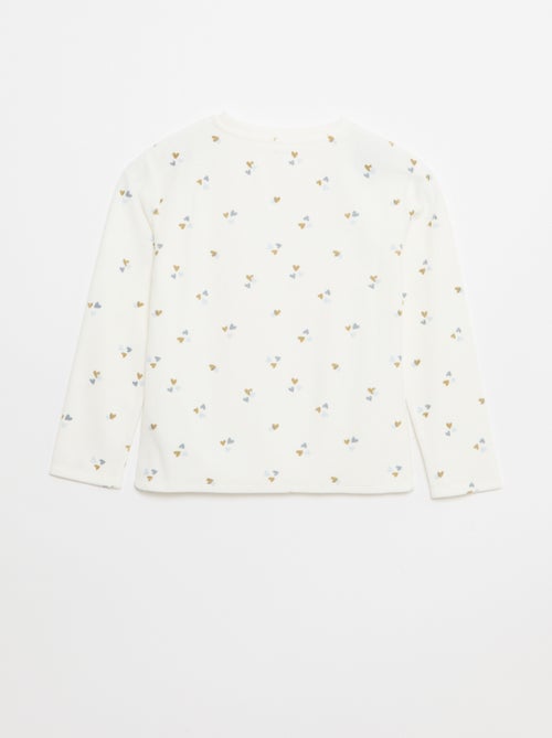 Pyjamapakje van fleece - Sweater + broek - 2-delig - Kiabi