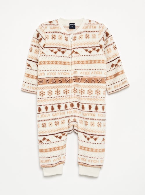 Pyjamapakje van fleece - Kiabi Pyjamapakje van fleece - Kiabi