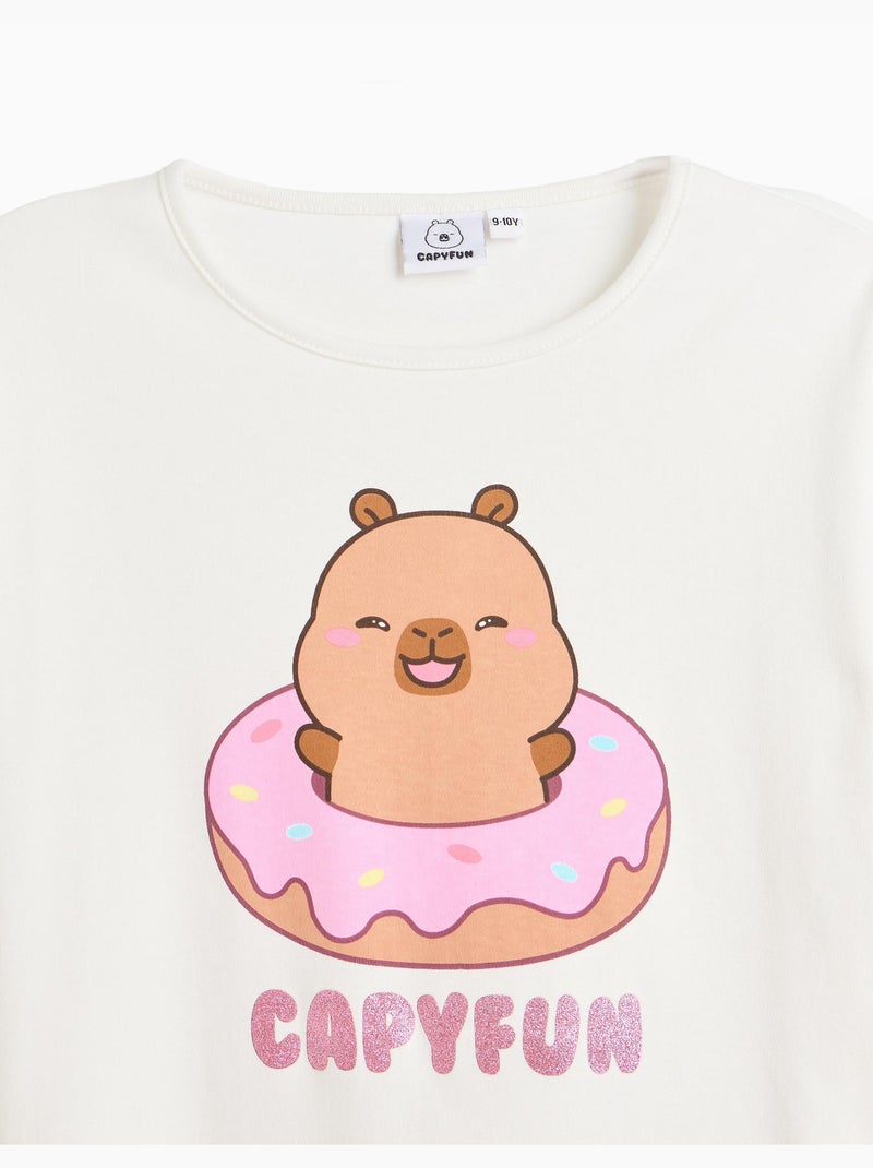 Pyjamas 'capybara' capyfun©, mo fashion Multicolore - Kiabi