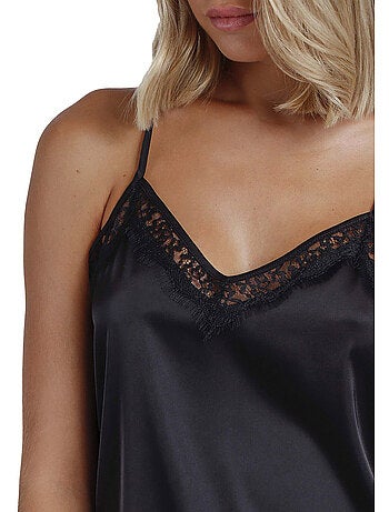 Pyjama's loungewear palazzo broek camisole elegant dots