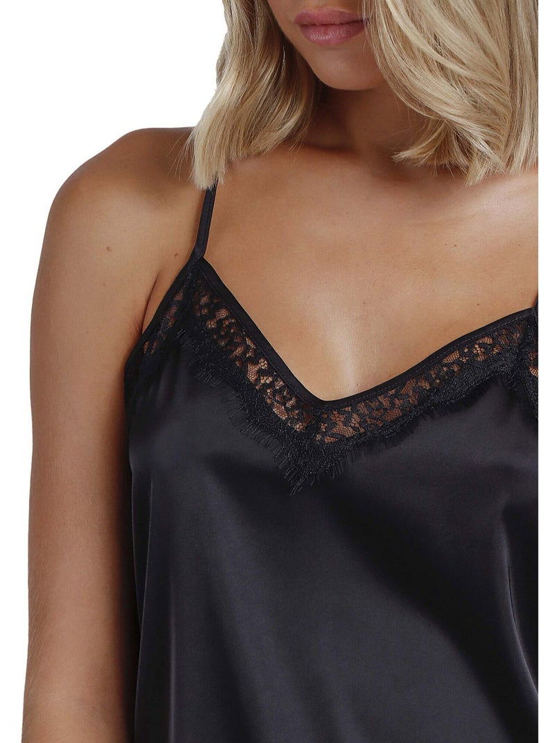 Pyjama's loungewear palazzo broek camisole elegant dots Zwart - Kiabi