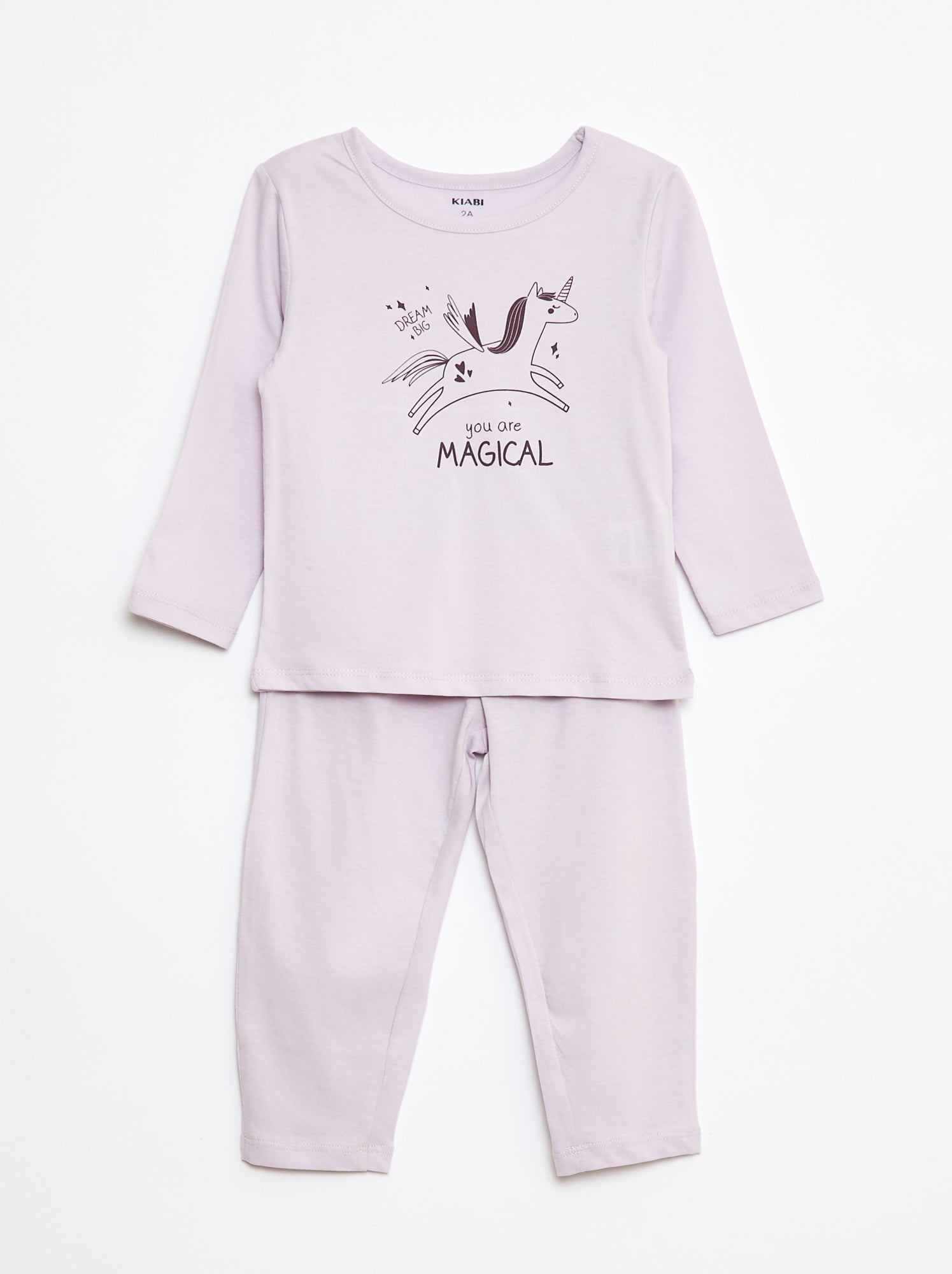 Pyjamaset - T-shirt + legging met print - 2-delig