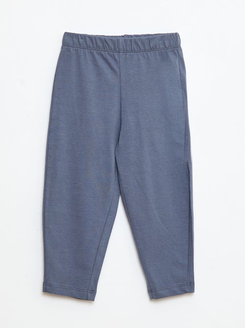 Pyjamaset - T-shirt + legging met print - 2-delig - Kiabi