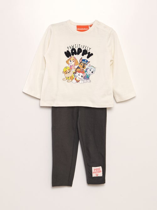 Pyjamaset - T-shirt + legging 'PAW Patrol' - 2-delig - Kiabi