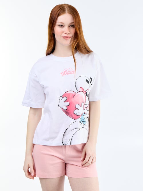 Pyjamaset 'Diddle' met short en T-shirt - 2-delig - Kiabi