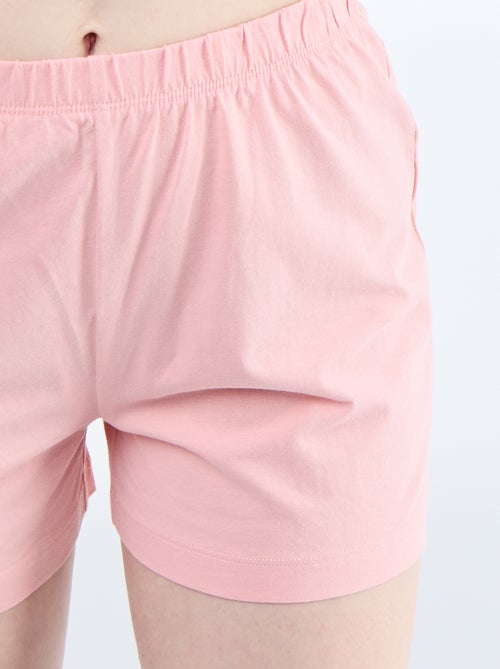 Pyjamaset 'Diddle' met short en T-shirt - 2-delig - Kiabi