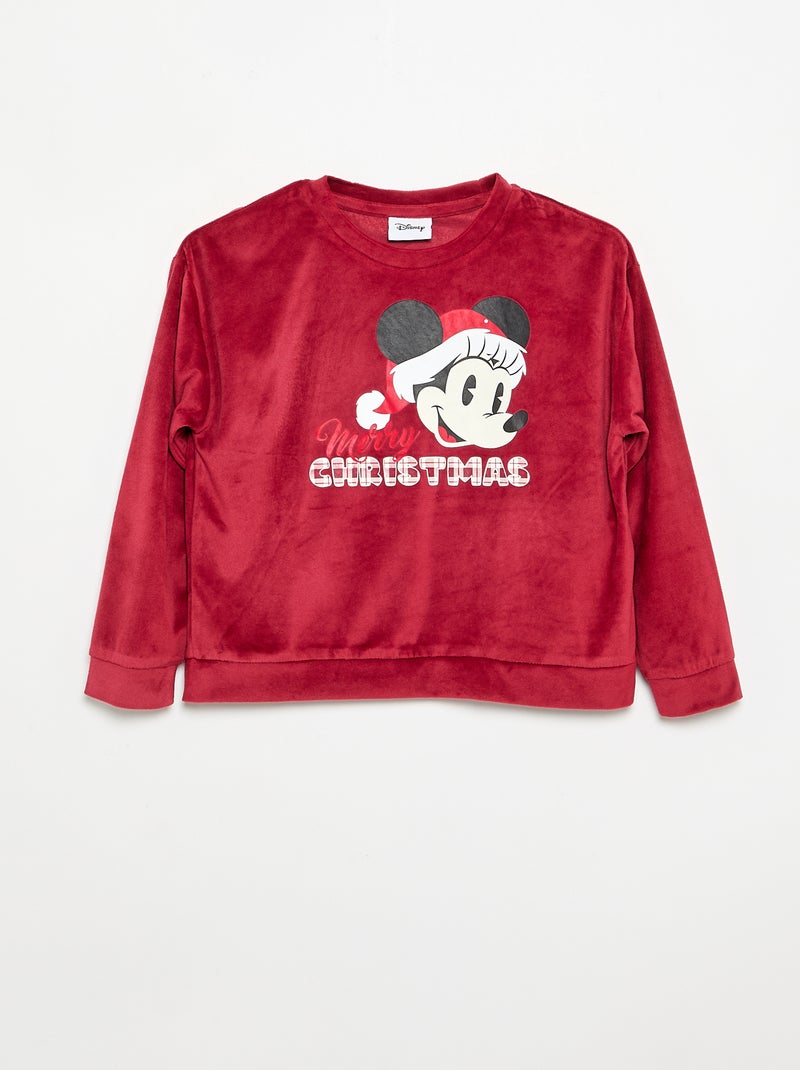 Pyjamaset 'Disney' 'Frozen' van velours Rood - Kiabi