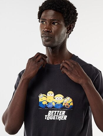 Pyjamaset met short en T-shirt 'Minions' - 2-delig