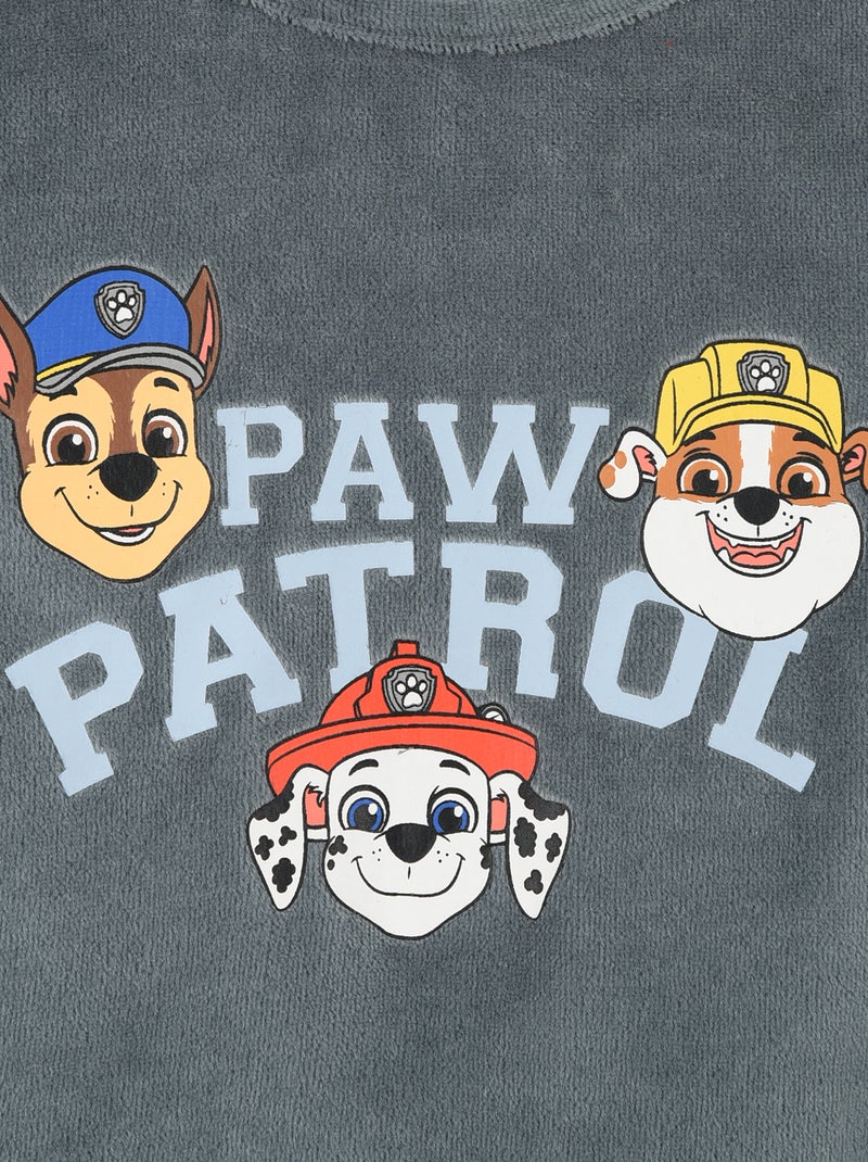 Pyjamaset 'Paw Patrol' met T-shirt met lange mouwen + fluwelen broek - 2-delig Groen - Kiabi