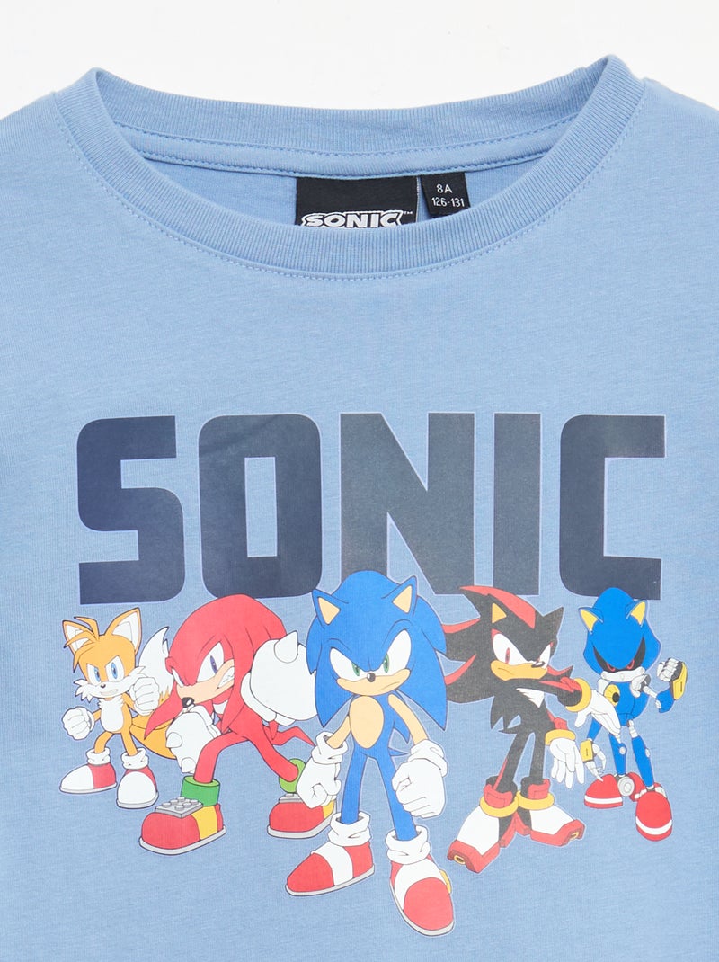 Pyjamaset 'Sonic' van katoen Blauw - Kiabi