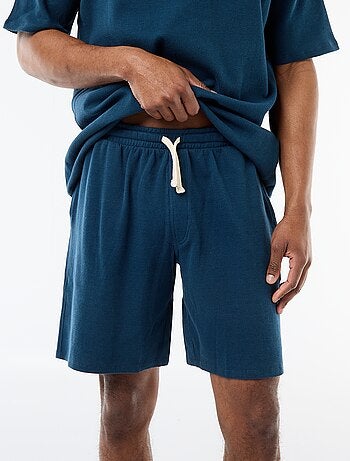 Pyjamaset van gewafelde stof