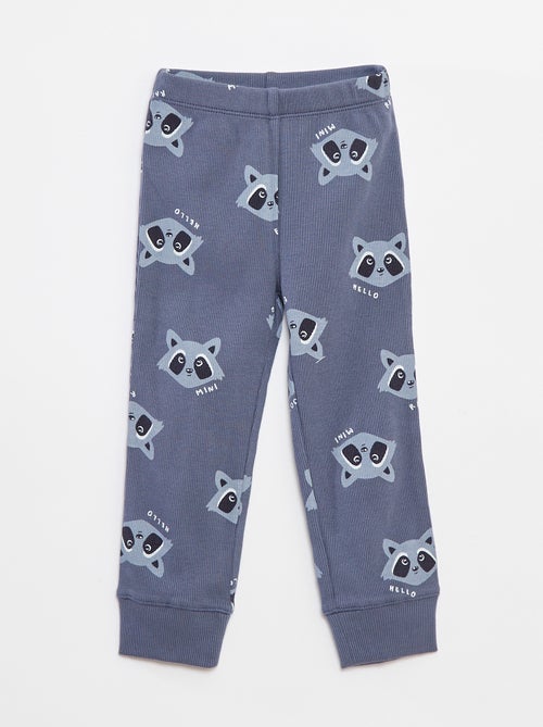 Pyjamasetje - T-shirt + broek - 2-delig - Kiabi