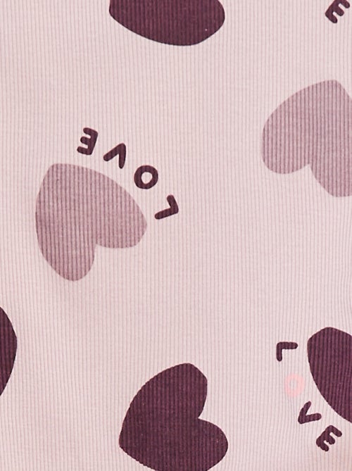 Pyjamasetje - T-shirt + broek - 2-delig - Kiabi