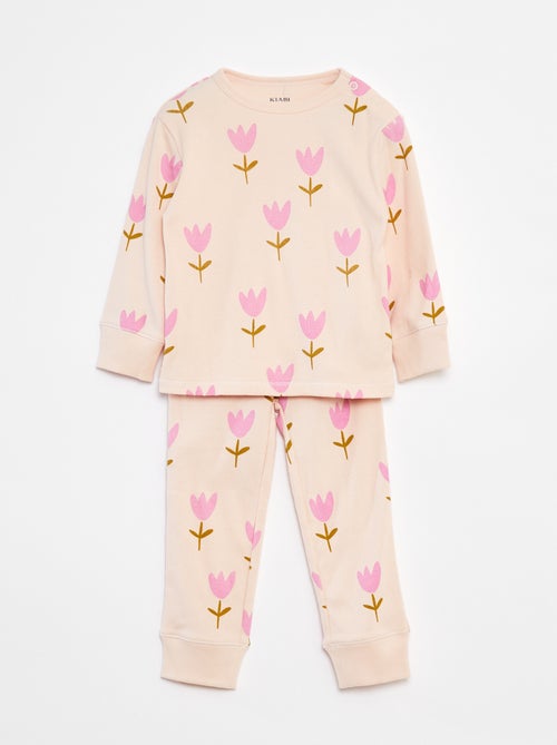 Pyjamasetje - T-shirt + broek - 2-delig - Kiabi