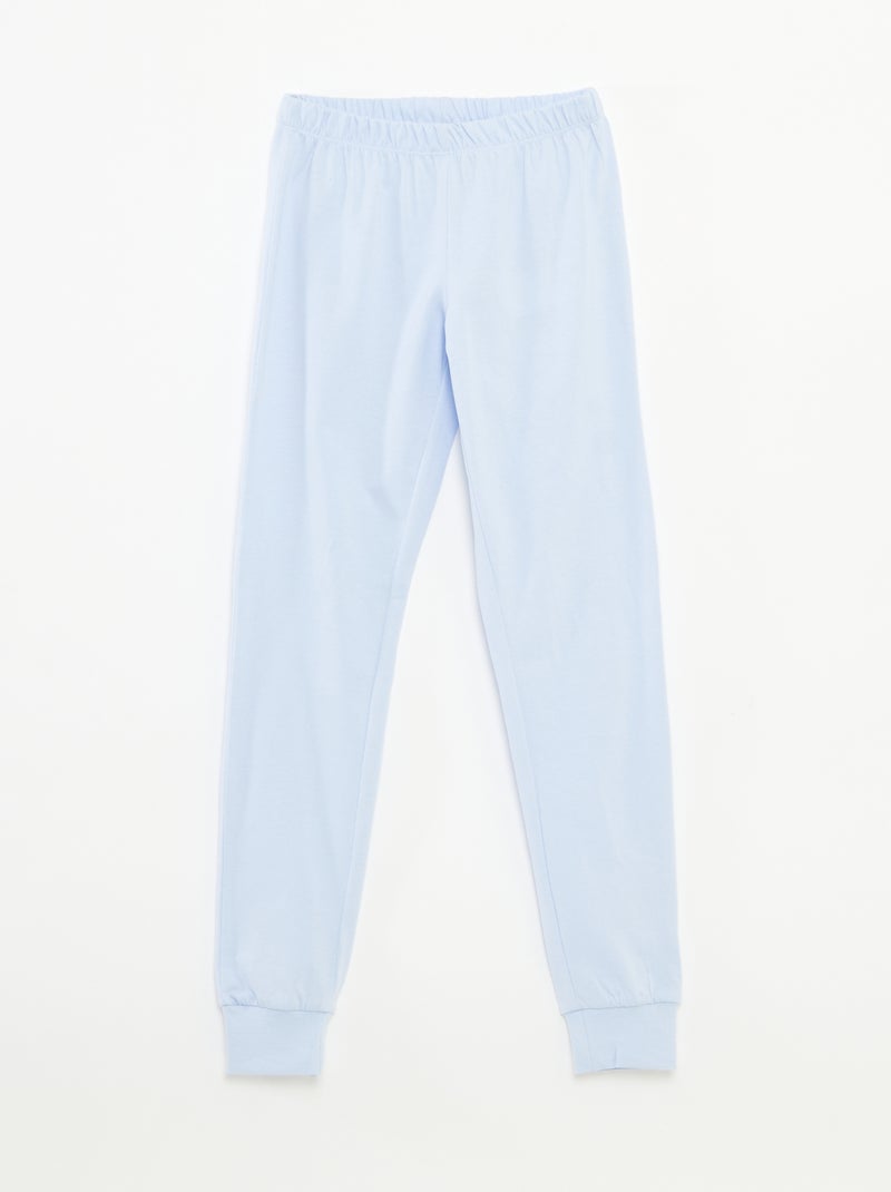 Pyjamasetje - T-shirt + broek 'Stitch' 'Disney' Blauw - Kiabi