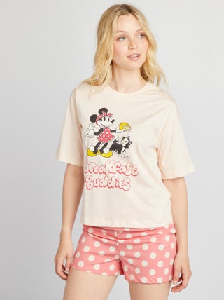 Pyjamasetje - T-shirt + short 'Minnie'