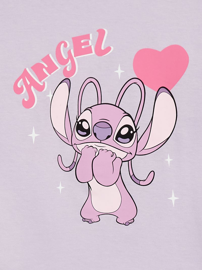 Pyjamasetje 'Angel' 'Disney' - 2-delig Paars - Kiabi