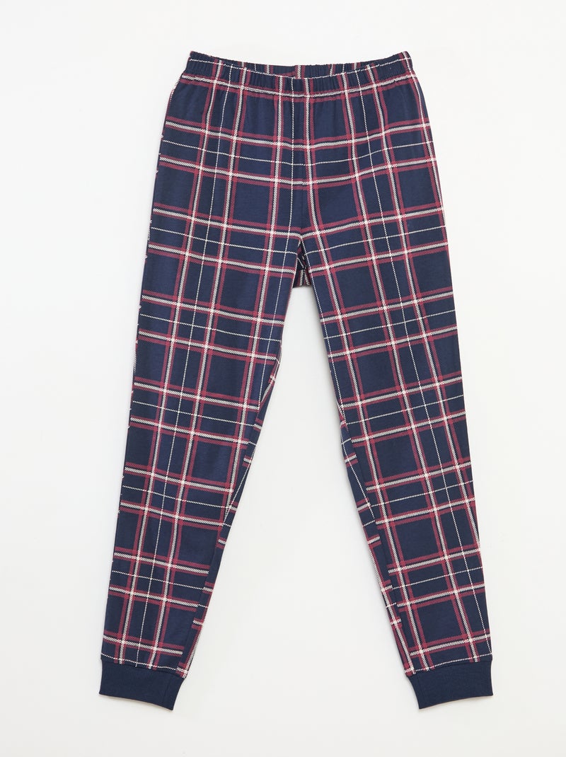 Pyjamasetje 'Disney' 'Mickey' Blauw - Kiabi