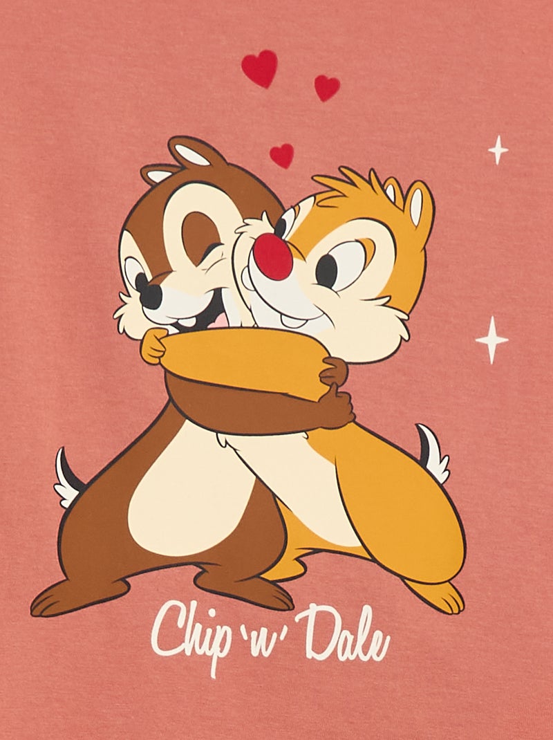 Pyjamasetje 'Knabbel & Babbel' 'Disney' - 2-delig Rose - Kiabi