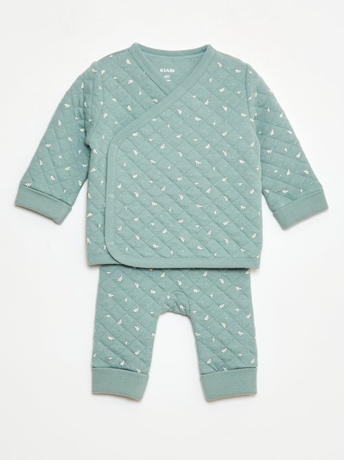 Pyjamasetje van katoenen jersey - Kiabi