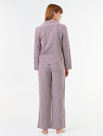 Pyjamashirt + broek met motief - 2-delig