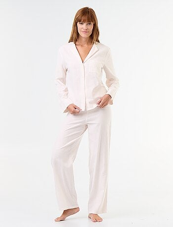 Pyjamashirt + broek met motief - 2-delig