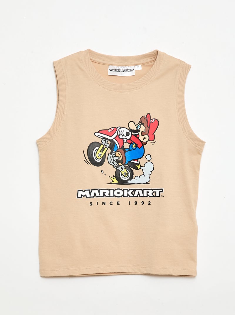 Pyjamashort 'Mario Kart' short en T-shirt - 2-delig Biege - Kiabi