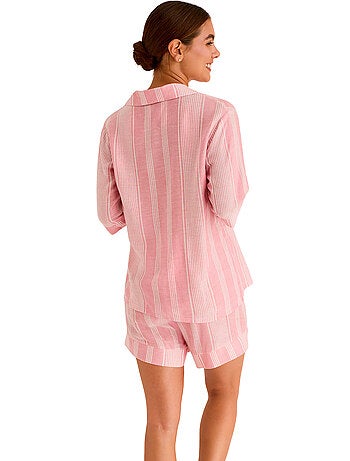 Pyjamashort met slipe mouwen HOMEWEAR P120
