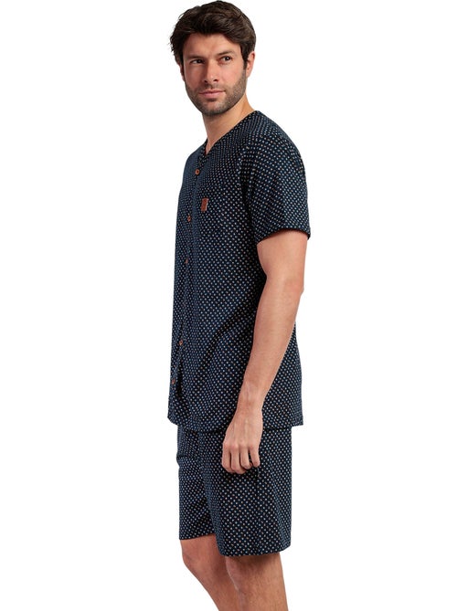 Pyjamashort met slipe mouwen leather - Kiabi Pyjamashort met slipe mouwen leather - Kiabi