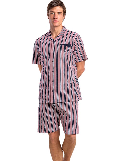 Pyjamashort met slipe mouwen motion - Kiabi