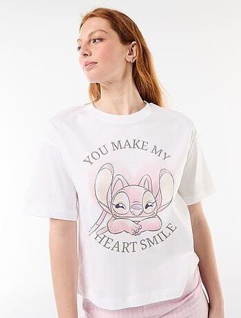 2-delige pyjamashort met 'Vice Versa'-print