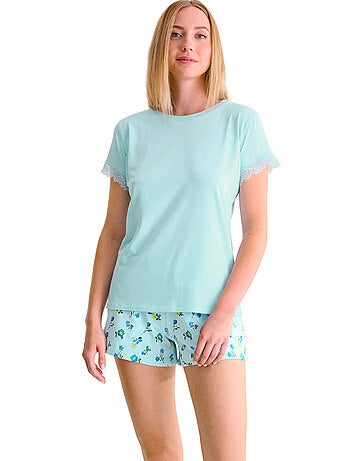 Pyjamashort t-shirt BLOOMY