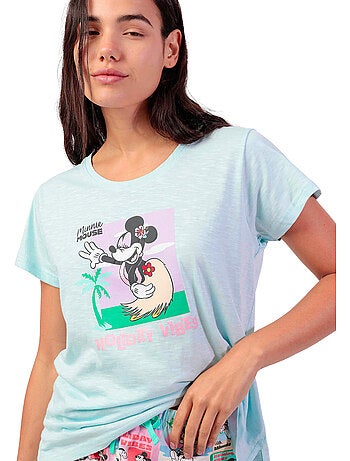 Pyjamashort t-shirt holiday vibes disney