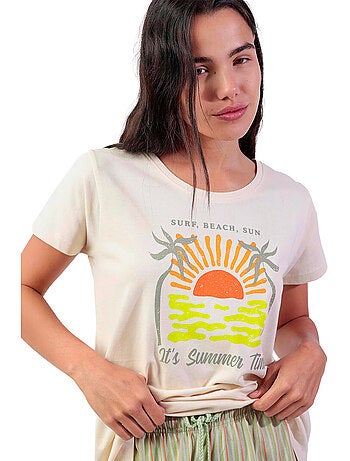 Pyjamashort t-shirt its summer time