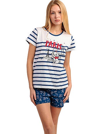 Pyjamashort t-shirt marie paris disney