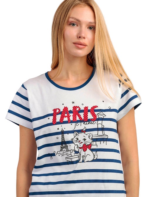 Pyjamashort t-shirt marie paris disney - Kiabi Pyjamashort t-shirt marie paris disney - Kiabi