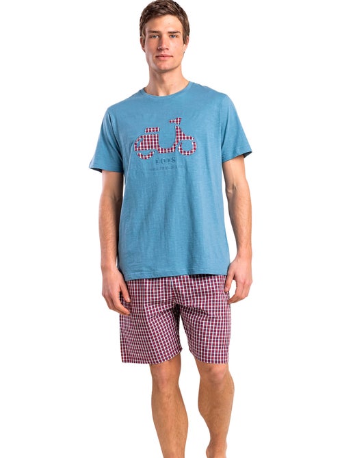 Pyjamashort t-shirt nomad lois - Kiabi Pyjamashort t-shirt nomad lois - Kiabi