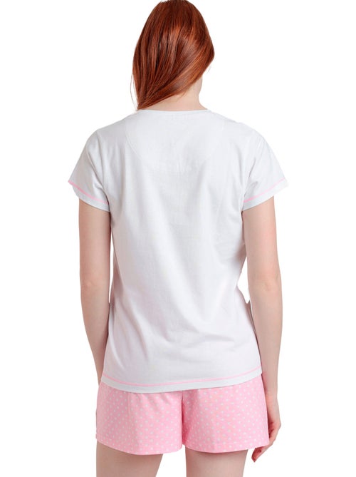 Pyjamashort t-shirt she just shines barbie - Kiabi