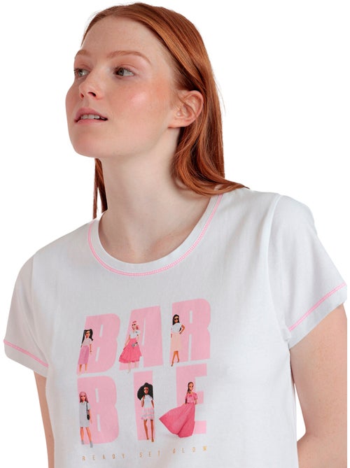 Pyjamashort t-shirt she just shines barbie - Kiabi