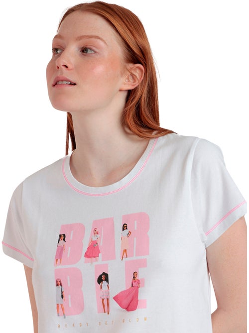Pyjamashort t-shirt she just shines barbie - Kiabi