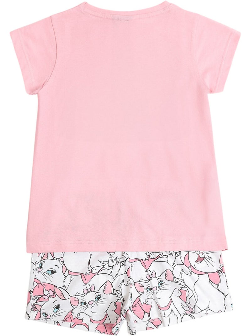 Pyjamashort t-shirt sleepy marie disney Roze - Kiabi