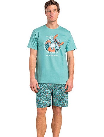 Pyjamashort t-shirt vacation mode disney