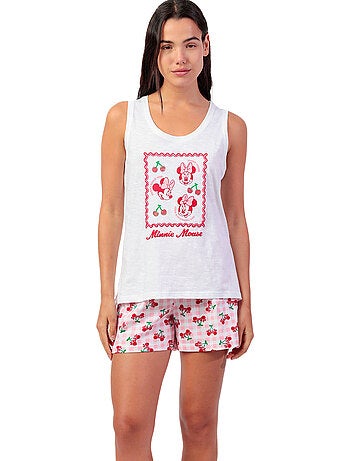 Pyjamashort tanktop minnie cherry disney