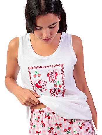 Pyjamashort tanktop minnie cherry disney