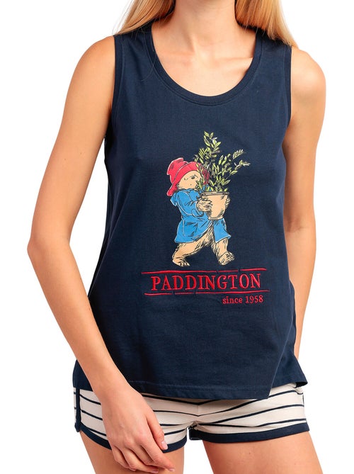 Pyjamashort tanktop navy rayas paddington disney - Kiabi Pyjamashort tanktop navy rayas paddington disney - Kiabi